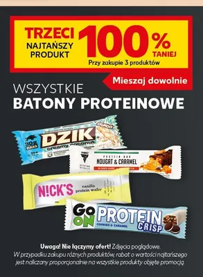 Baton proteinowy Nougat & Caramel Trek promocja w Kaufland