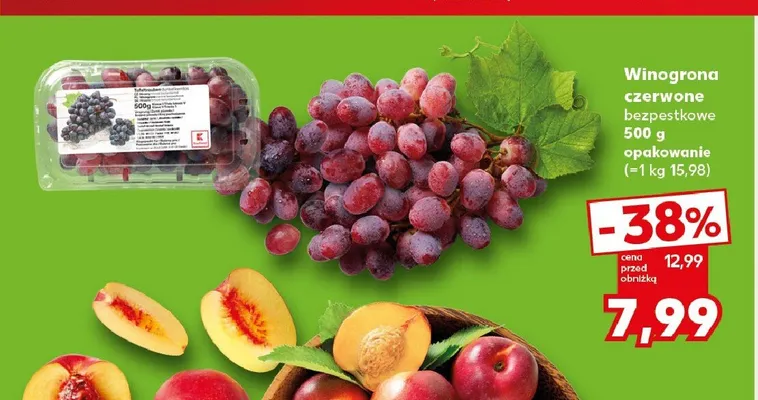 Winogrona bezpestkowe promocja w Kaufland