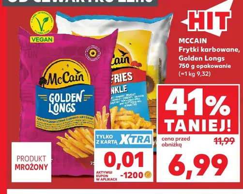 Frytki Golden Longs McCain promocja w Kaufland