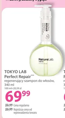 Regenerujący szampon do włosów Tokyo Lab Perfect Repair NatureLab. Tokyo promocja w Hebe