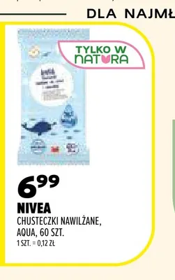 Chusteczki nawilżane Aqua Nivea promocja w Drogerie Natura