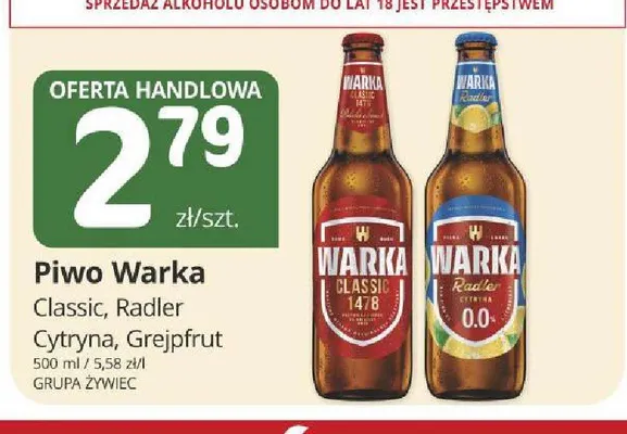 Piwo Warka Classic promocja w Marketvita