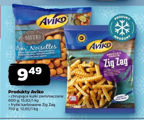 Frytki karbowane Aviko Zig Zag promocja w Netto
