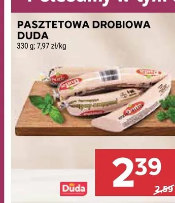 Pasztetowa drobiowa Duda promocja w Stokrotka