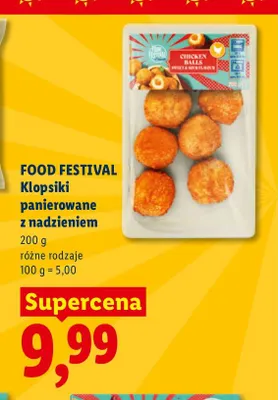 Klopsiki panierowane z nadzieniem Food Festival promocja w Lidl