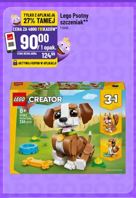 Klocki LEGO Psotny szczeniak promocja w POLOmarket