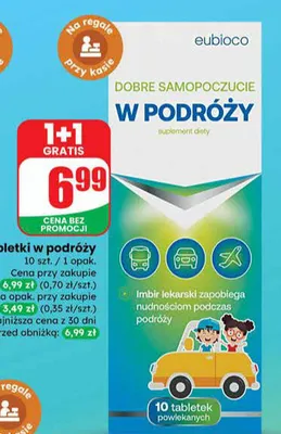 Tabletki w podróży promocja w Dino