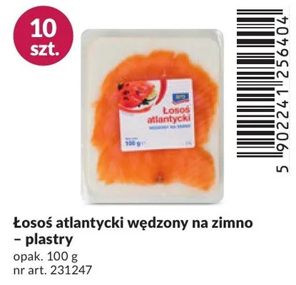 Łosoś atlantycki wędzony na zimno plastry promocja w Makro