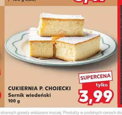 Sernik wiedeński Cukiernia P. Chojecki promocja w Kaufland