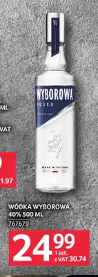 Wódka Wyborowa 40% promocja w Selgros