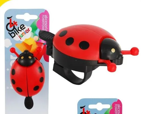 Dzwonek rowerowy dziecięcy biedronka promocja w Bricomarche