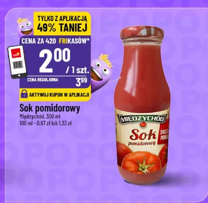 Sok pomidorowy promocja w POLOmarket