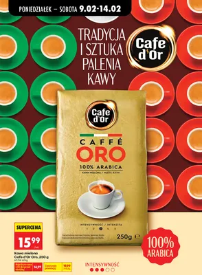 Kawa mielona Caffè Oro promocja w Biedronka