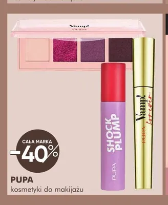 Kosmetyki do makijażu Pupa promocja w Super-Pharm