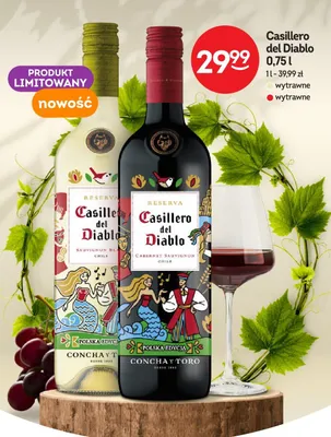 Wino Reserva Sauvignon Blanc wytrawne białe promocja w Żabka