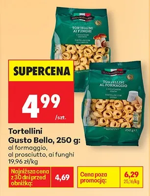 Tortellini, różne rodzaje promocja w Biedronka