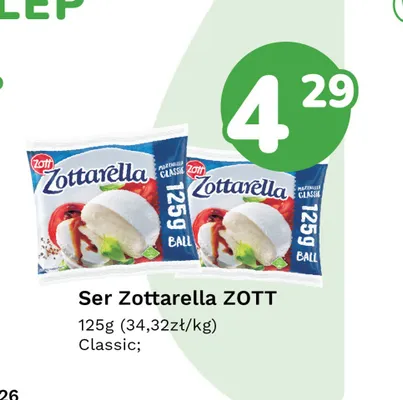 Ser Zottarella ZOTT Basil promocja w Limonka