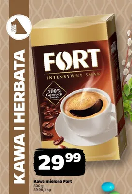 Kawa mielona Fort promocja w Netto