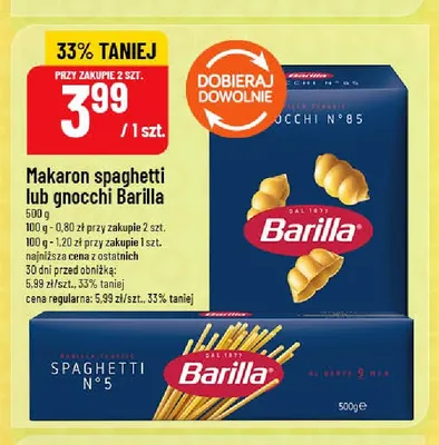 Makaron gnocchi Barilla promocja w POLOmarket