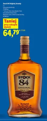 Brandy Stock 84 Original promocja w Lidl
