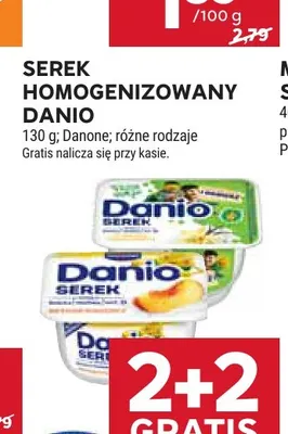 Serek homogenizowany Danio promocja w Stokrotka