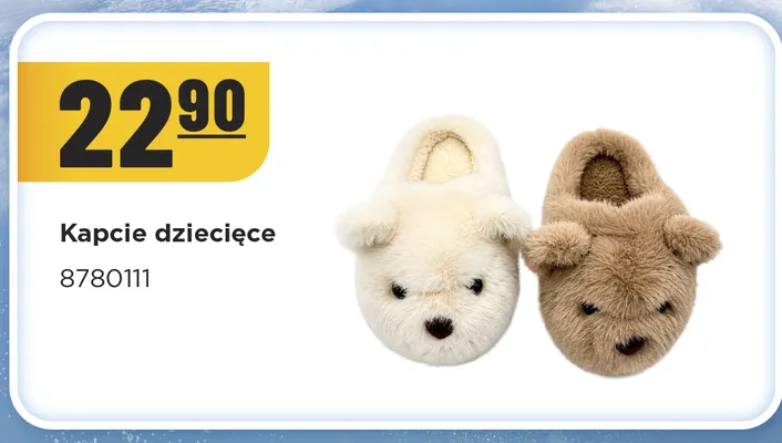 Kapcie dziecięce promocja w MR. DIY