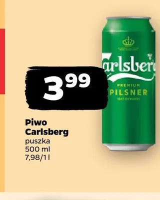 Piwo Carlsberg puszka promocja w Netto