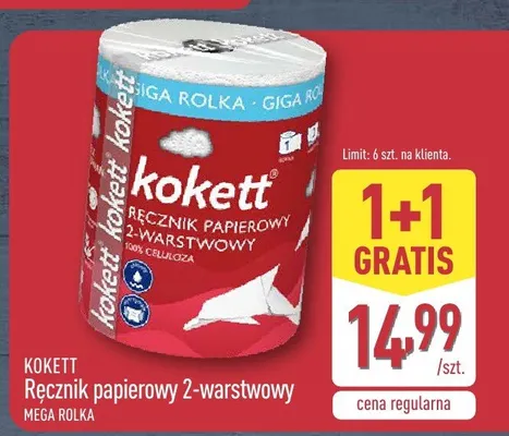 Ręcznik papierowy 2-warstwowy  promocja w Aldi
