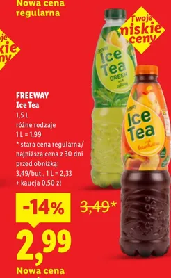 Ice Tea Freeway promocja w Lidl