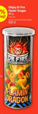 Chipsy Dr Fire Flamin' Dragon promocja w Dealz