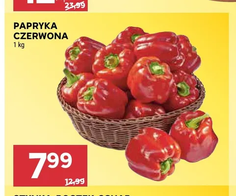 Papryka czerwona promocja w Stokrotka