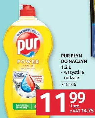 Pur płyn do naczyń 1.2 l promocja w Selgros