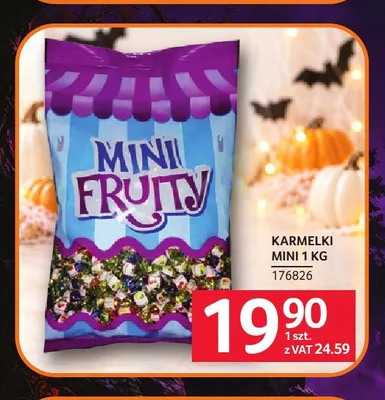 Karmelki Mini Mini Fruity promocja w Selgros