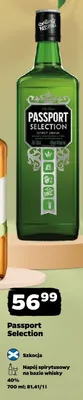 Napój spirytusowy na bazie whisky Passport Selection 40% promocja w Netto