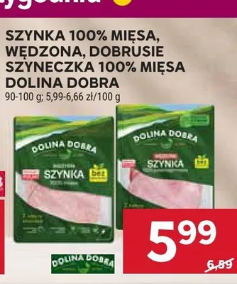 Szyneczka 100% mięsa Dolina Dobra promocja w Stokrotka