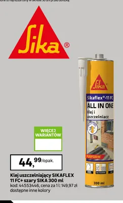 Klej uszczelniający Sika Sikaflex 11 FC+ szary promocja w Leroy Merlin