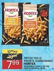 Frytki proste Hortex promocja w Wafelek