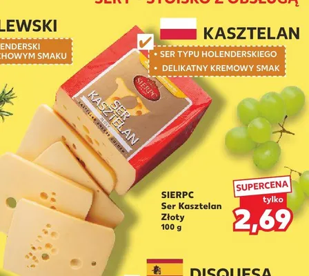Ser Kasztelan Złoty Sierpc promocja w Kaufland