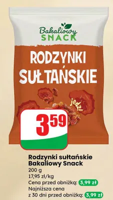 Rodzynki sułtańskie promocja w Dino