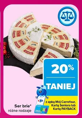 Ser brie promocja w Carrefour