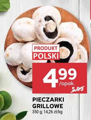 Pieczarki grillowe polskie promocja w Stokrotka