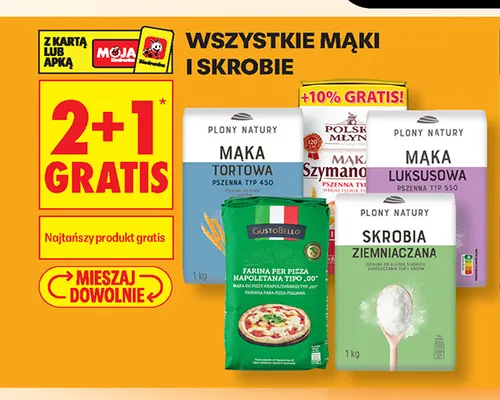 Mąki i skrobie promocja w Biedronka