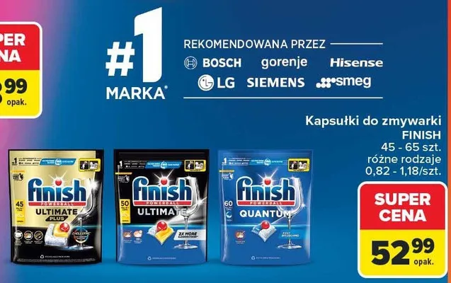 Kapsułki do zmywarki Ultimate promocja w Carrefour Market