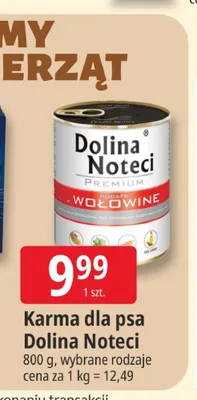 Karma dla psa Dolina Noteci Premium promocja w Leclerc