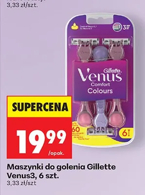Maszynki do golenia Venus3, 6 szt. promocja w Biedronka