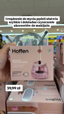 Urządzenie do mycia pędzli Hoffen promocja w Biedronka