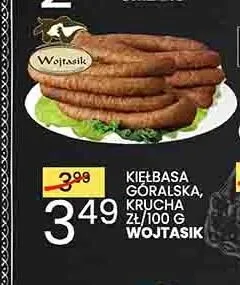 Kiełbasa góralska krucha Wojtasik promocja w Wafelek