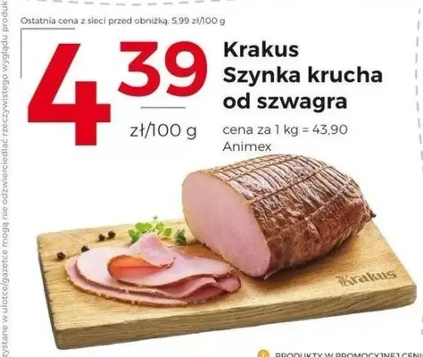 Szynka krucha od szwagra Krakus promocja w Frac