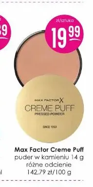 Puder w kamieniu Creme Puff Max Factor promocja w Drogerie Jasmin