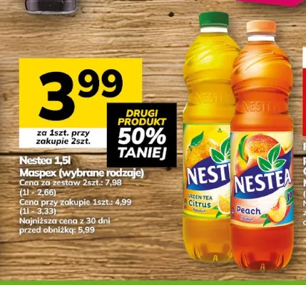 Napój herbaciany Nestea Peach promocja w Hitpol